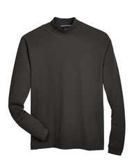 Sueded Jersey Mock Neck T-Shirt