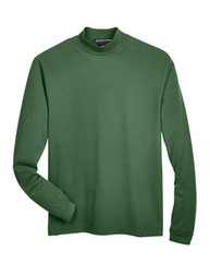 Sueded Jersey Mock Neck T-Shirt