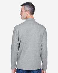 Sueded Jersey Mock Neck T-Shirt