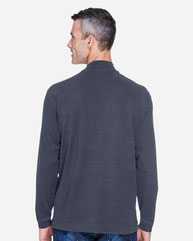 Sueded Jersey Mock Neck T-Shirt