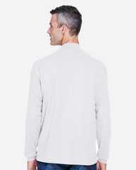 Sueded Jersey Mock Neck T-Shirt