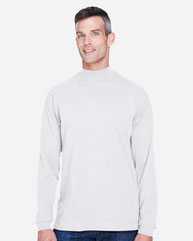Sueded Jersey Mock Neck T-Shirt