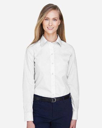 Devon & Jones Women's Crown Collection® Broadcloth Woven Dress Shirt D620W