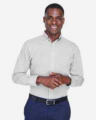 Crown Collection® Gingham Check Woven Dress Shirt