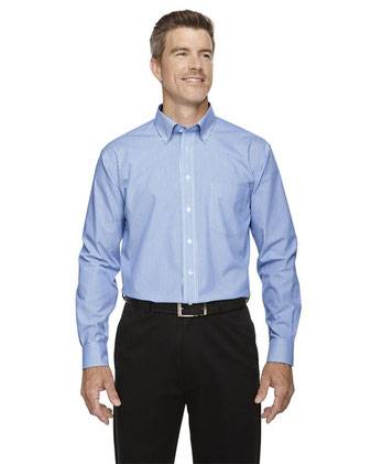 Crown Collection® Banker Stripe Woven Dress Shirt