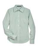 Women's Crown Collection® Banker Stripe Woven Dress Shirt