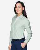 Women's Crown Collection® Banker Stripe Woven Dress Shirt