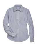 Women's Crown Collection® Banker Stripe Woven Dress Shirt