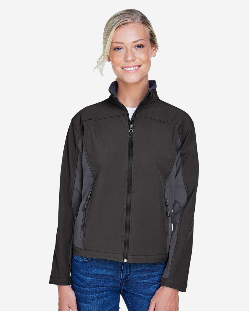 Devon & Jones Women's Soft Shell Colorblock Jacket D997W