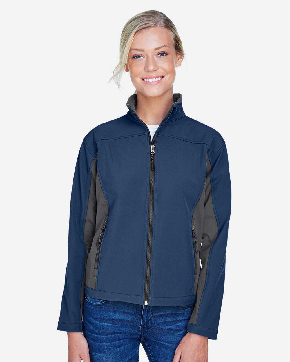 Devon & Jones Women's Soft Shell Colorblock Jacket D997W