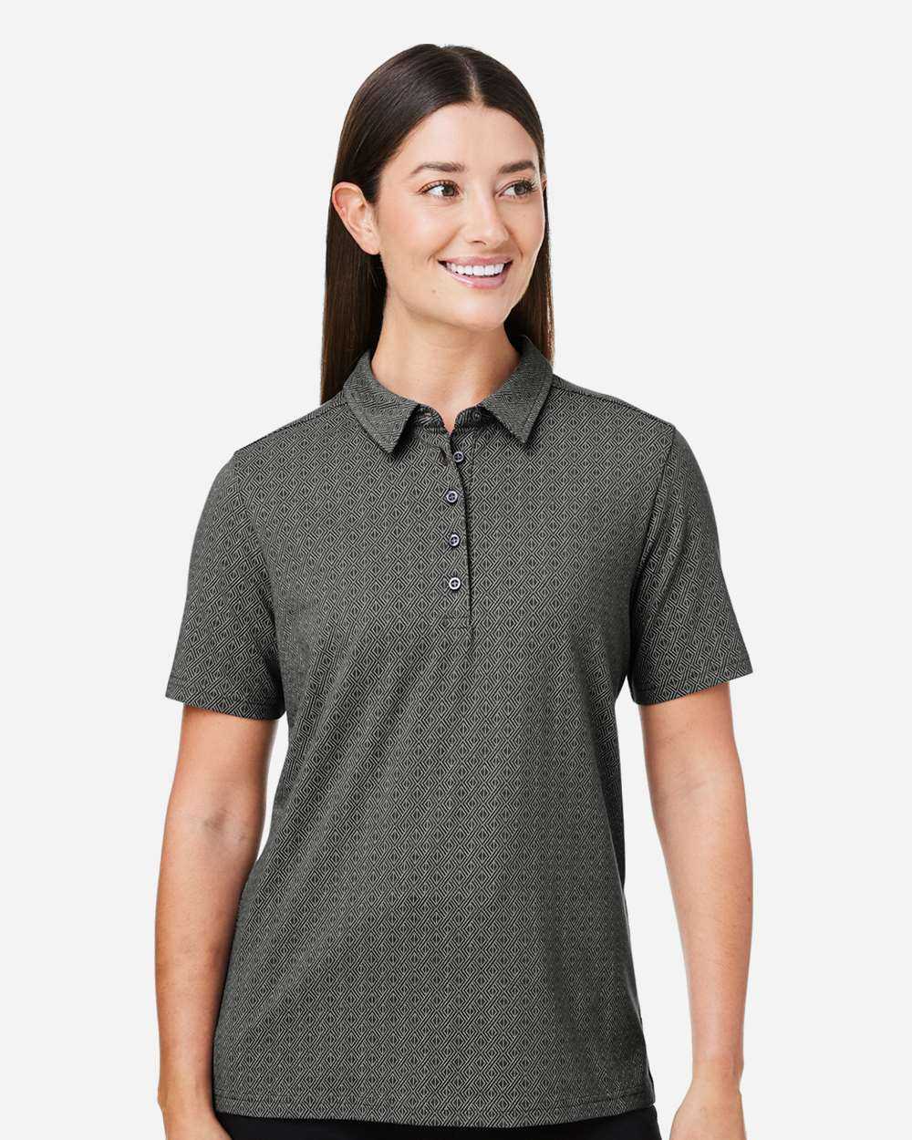 Devon & Jones Women's Crownlux Performance® Geo Polo DG101W