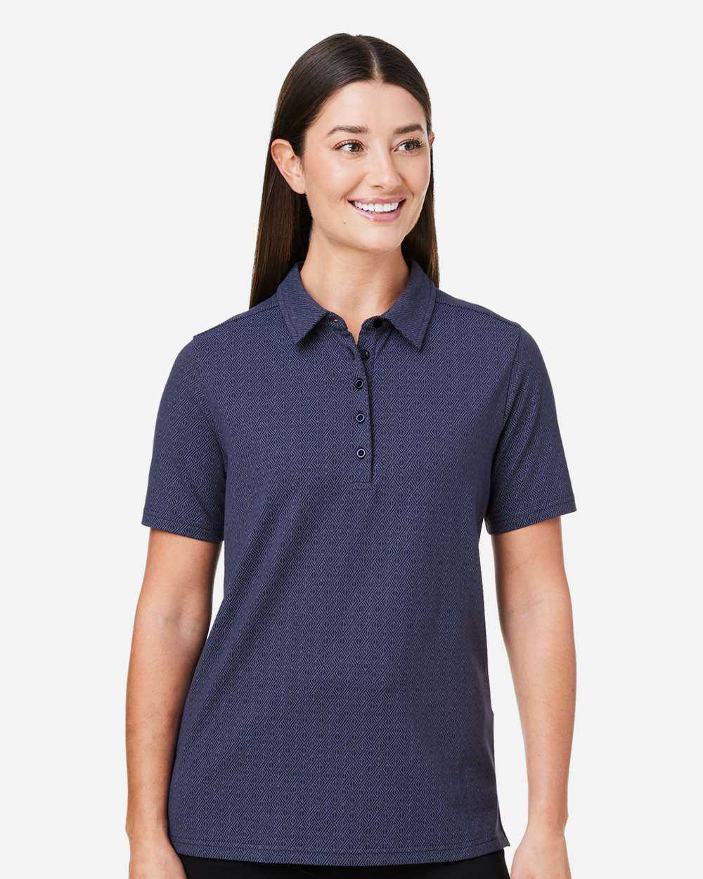 Devon & Jones Women's Crownlux Performance® Geo Polo DG101W