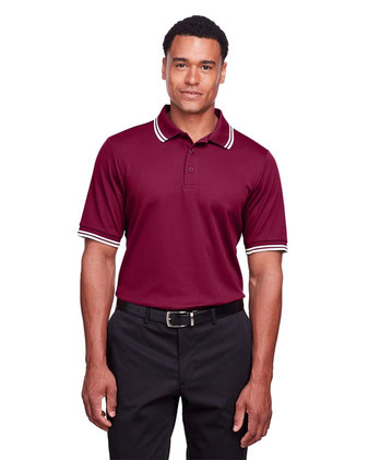 Devon & Jones CrownLux Performance® Plaited Tipped Polo DG20C