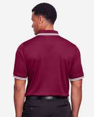 CrownLux Performance® Plaited Tipped Polo