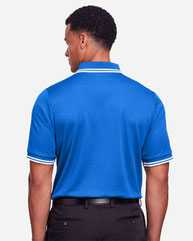 CrownLux Performance® Plaited Tipped Polo
