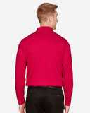 Devon & Jones CrownLux Performance® Plaited Long Sleeve Polo DG20L