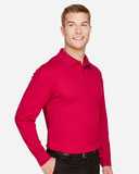 Devon & Jones CrownLux Performance® Plaited Long Sleeve Polo DG20L