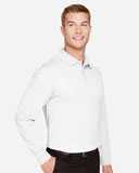 Devon & Jones CrownLux Performance® Plaited Long Sleeve Polo DG20L