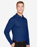 Devon & Jones CrownLux Performance® Tall Plaited Long Sleeve Polo DG20LT