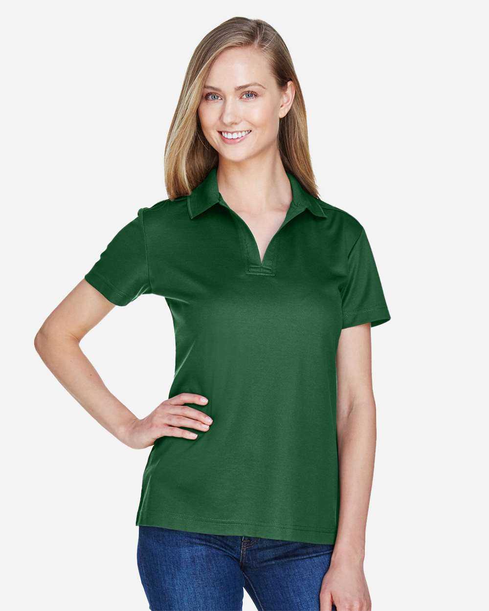 Devon & Jones Women's CrownLux Performance® Plaited Polo DG20W