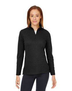 Devon & Jones Women's New Classics® Performance Quarter-Zip Pullover DG400W Devon & Jones Women's New Classics® Performance Quarter-Zip Pullover DG400W