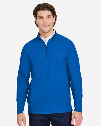 Devon & Jones CrownLux Performance® Windsor Welded Quarter-Zip Pullover DG410