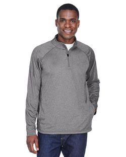 Devon & Jones Stretch Tech-Shell® Compass Quarter-Zip Pullover DG440 Devon & Jones Stretch Tech-Shell® Compass Quarter-Zip Pullover DG440