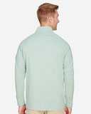 Devon & Jones CrownLux Performance® Clubhouse Micro-Stripe Quarter-Zip Pullover DG480