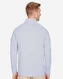 Devon & Jones CrownLux Performance® Clubhouse Micro-Stripe Quarter-Zip Pullover DG480