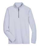 Devon & Jones CrownLux Performance® Clubhouse Micro-Stripe Quarter-Zip Pullover DG480