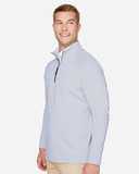 Devon & Jones CrownLux Performance® Clubhouse Micro-Stripe Quarter-Zip Pullover DG480