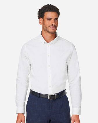 Devon & Jones CrownLux Performance® Spencer Poplin Dress Shirt DG505