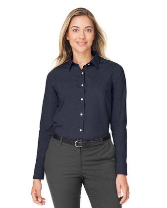 Devon & Jones Women's CrownLux Performance® Spencer Poplin Dress Shirt DG505W