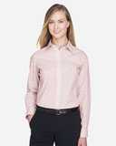 Women's Crown Collection® Micro Tattersall Woven Dress Shirt
