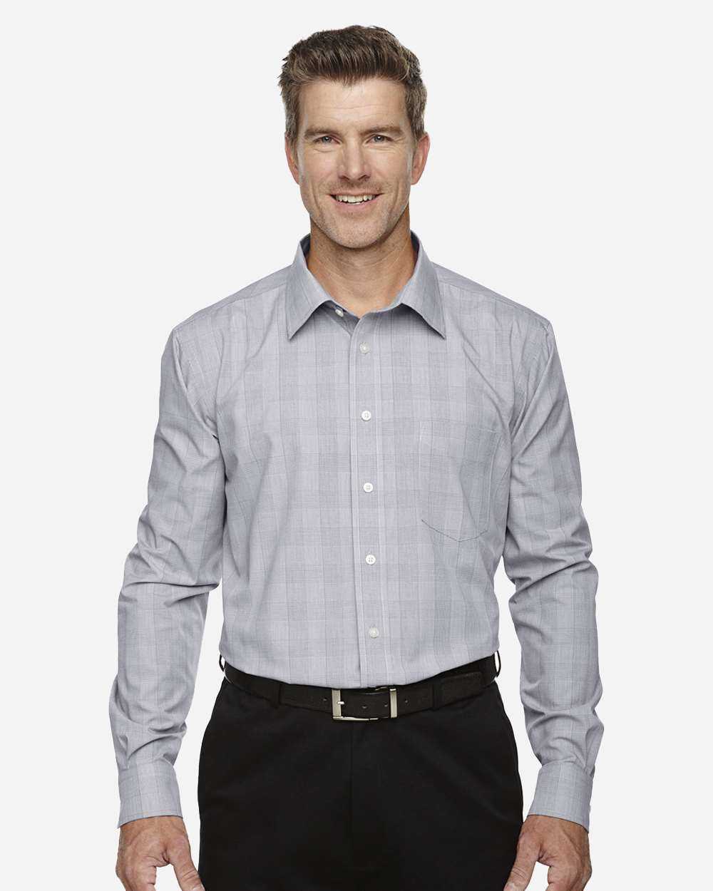 Crown Collection® Glen Plaid Woven Dress Shirt