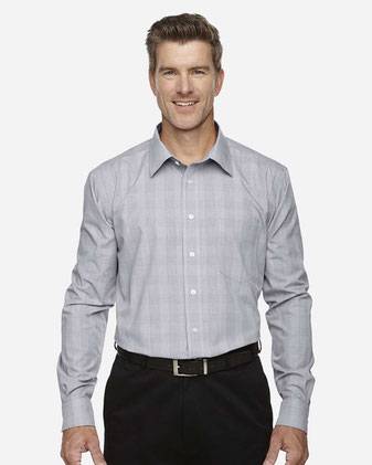 Crown Collection® Glen Plaid Woven Dress Shirt