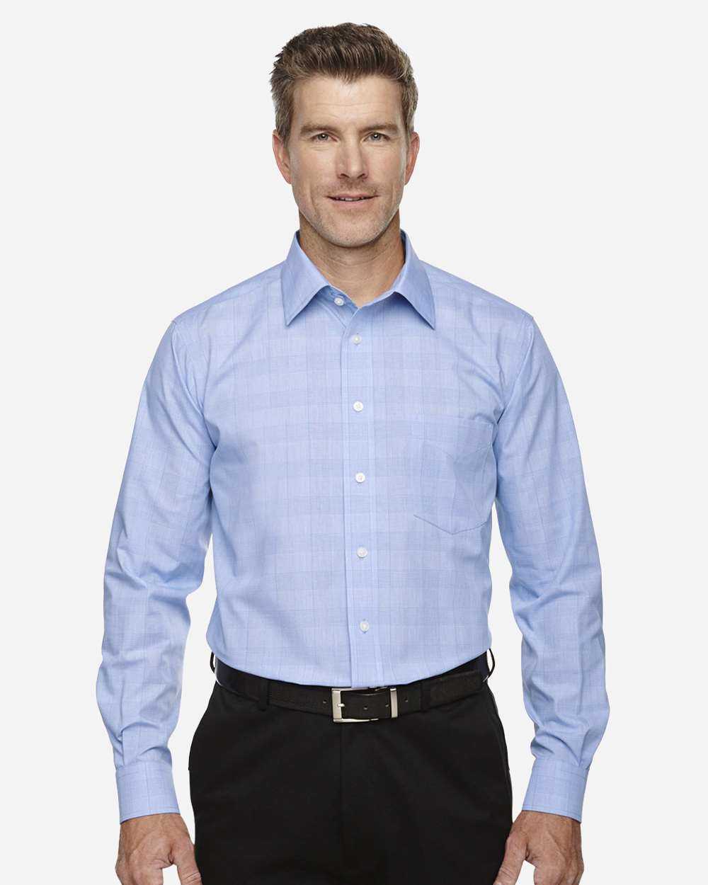 Crown Collection® Glen Plaid Woven Dress Shirt