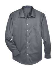 Crown Collection® Solid Stretch Twill Woven Dress Shirt