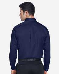 Crown Collection® Solid Stretch Twill Woven Dress Shirt