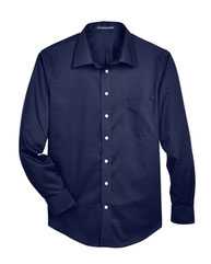 Crown Collection® Solid Stretch Twill Woven Dress Shirt