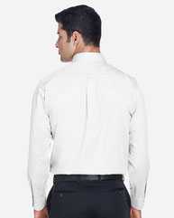 Crown Collection® Solid Stretch Twill Woven Dress Shirt