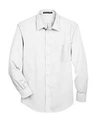 Crown Collection® Solid Stretch Twill Woven Dress Shirt
