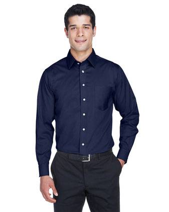 Crown Collection® Tall Solid Stretch Twill Woven Dress Shirt