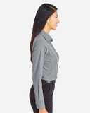 Devon & Jones Women's CrownLux Performance®&nbsp;Tonal Mini Check Woven Dress Shirt DG535W