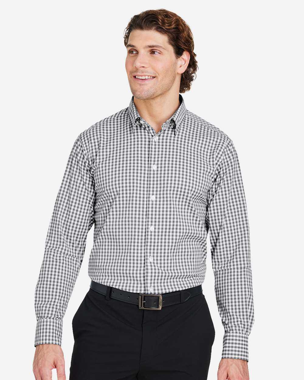 Devon & Jones CrownLux Performance® Gingham Dress Shirt DG536