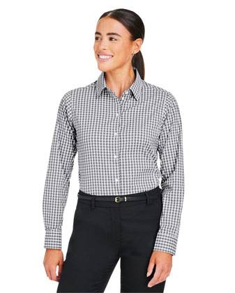 Devon & Jones Women's CrownLux Performance® Gingham Dress Shirt DG536W