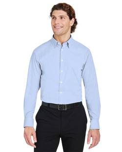 Devon & Jones CrownLux Performance® Microstripe Dress Shirt DG537 Devon & Jones CrownLux Performance® Microstripe Dress Shirt DG537