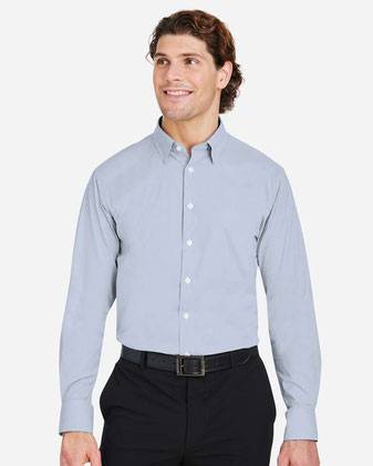 Devon & Jones CrownLux Performance® Microstripe Dress Shirt DG537
