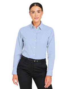 Devon & Jones Women's CrownLux Performance® Microstripe Dress Shirt DG537W Devon & Jones Women's CrownLux Performance® Microstripe Dress Shirt DG537W