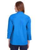 Women's Crown Collection® Stretch Broadcloth Three-Quarter Sleeve Blouse